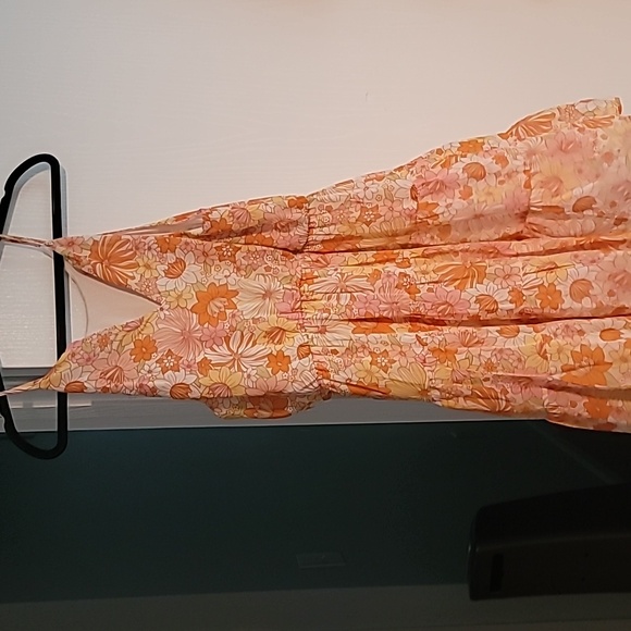 🎁 NWT Lush Floral Mini Dress - Sz L - Picture 4 of 4